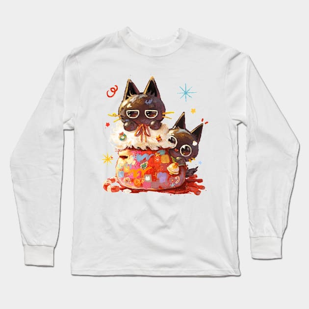 Christmas Surprise Long Sleeve T-Shirt by happyyu